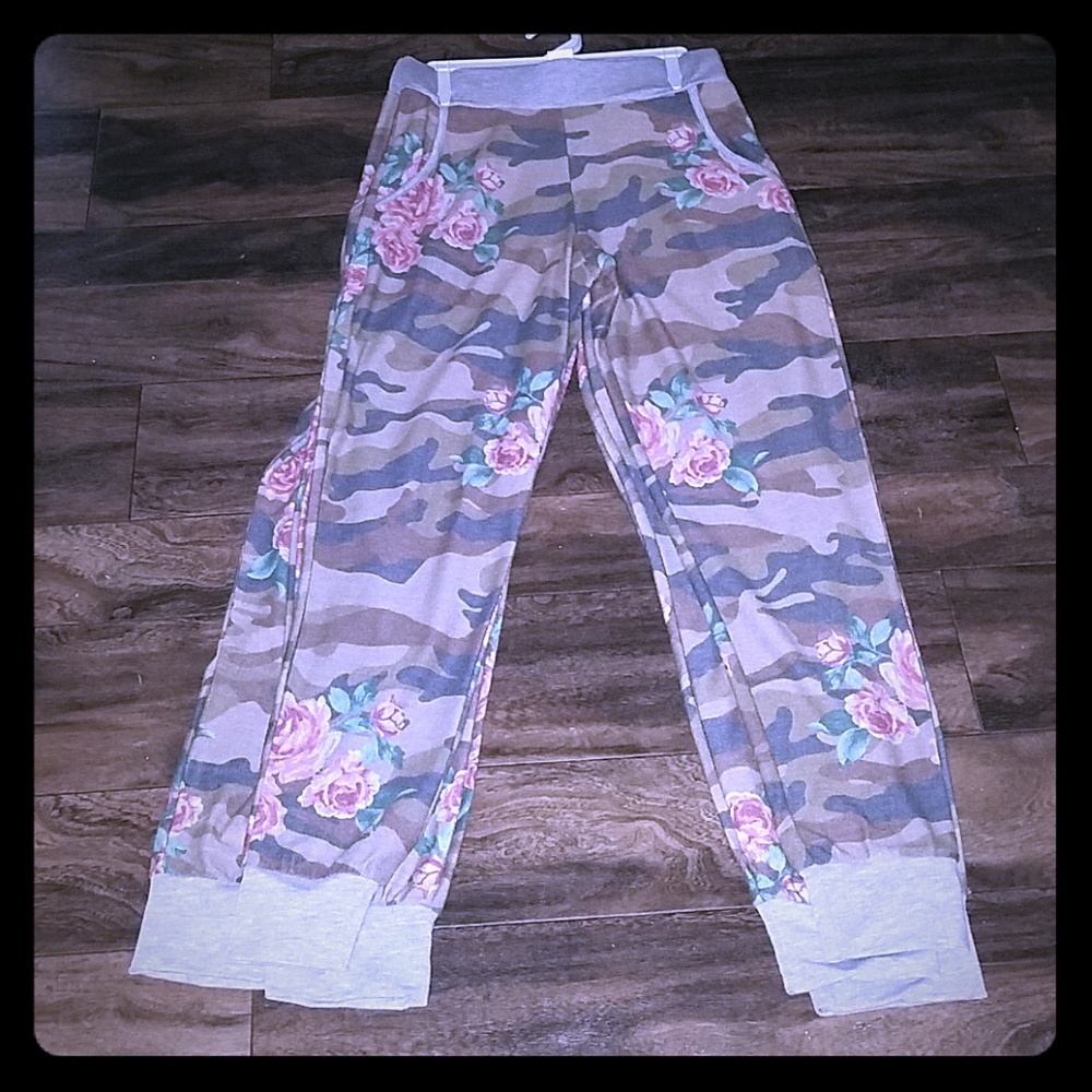 French Terry Camouflage Pants